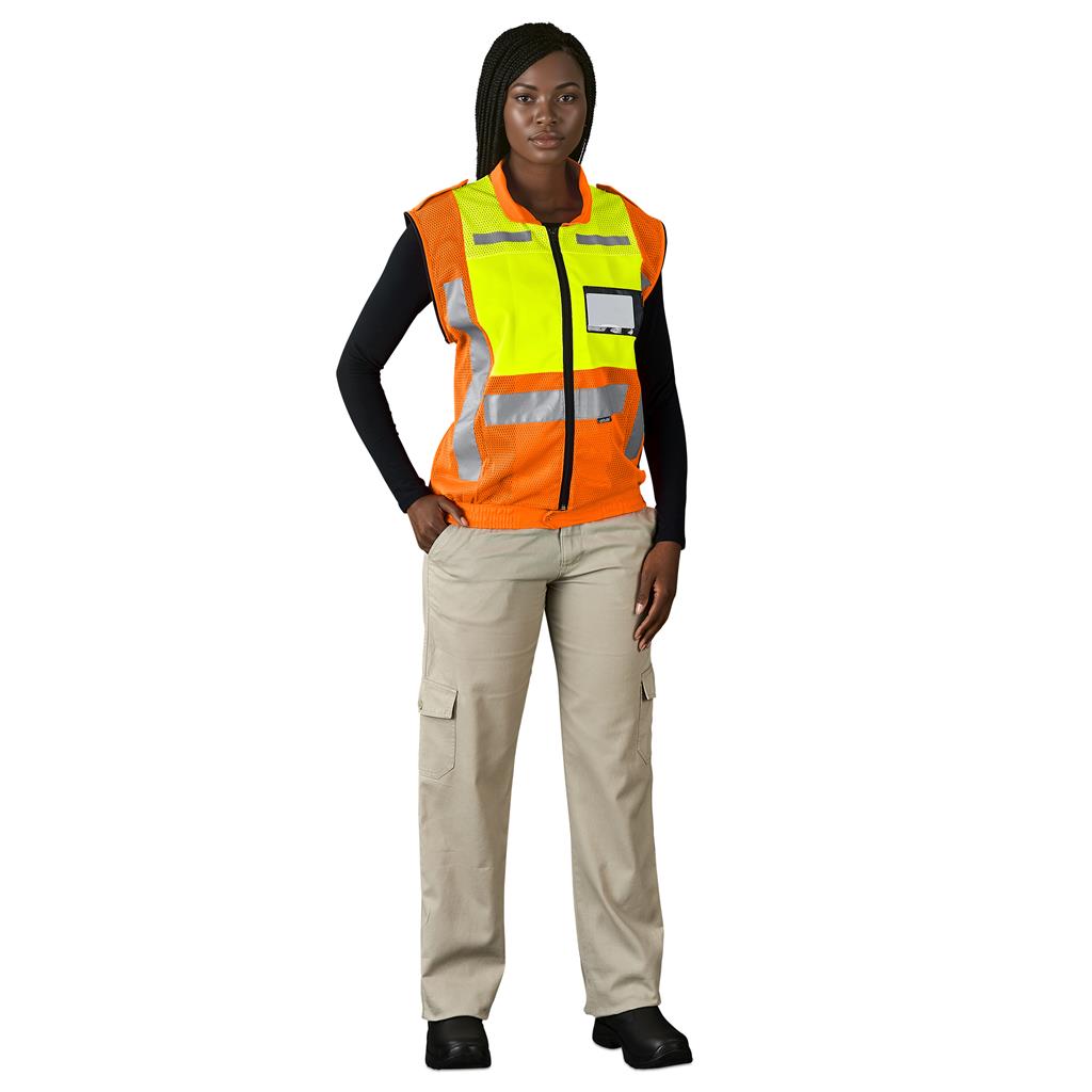 Metro Two-Tone Hi-Viz Reflective Zip-Off Jacket - Image 9