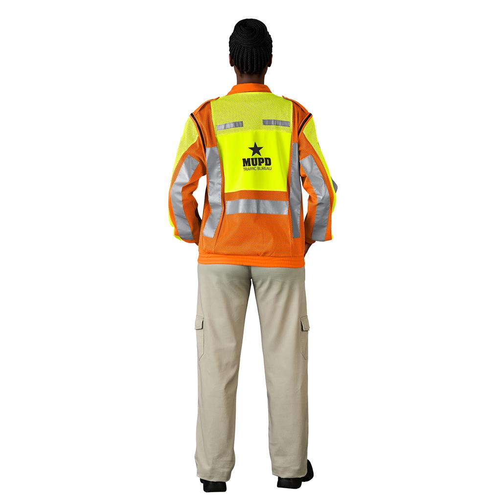 Metro Two-Tone Hi-Viz Reflective Zip-Off Jacket - Image 12