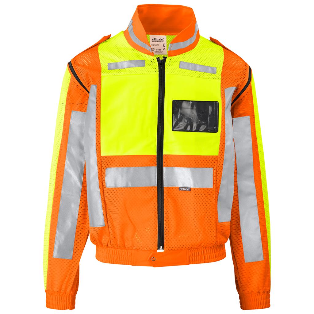 Metro Two-Tone Hi-Viz Reflective Zip-Off Jacket - Image 13