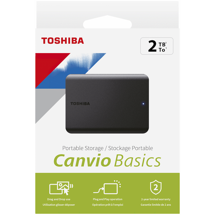 Toshiba Canvio Basics 2tb 2.5" USB 3.2 - Black - Image 11