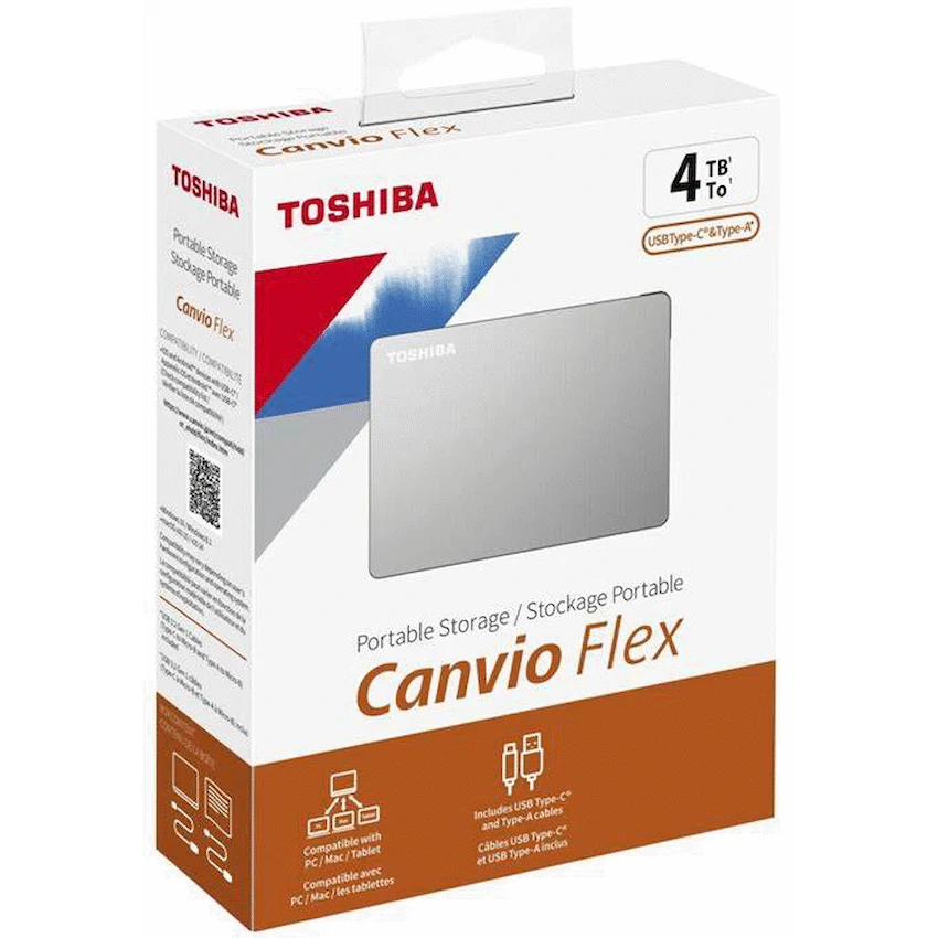 Toshiba Canvio Flex 4TB Silver 2.5" - Image 5