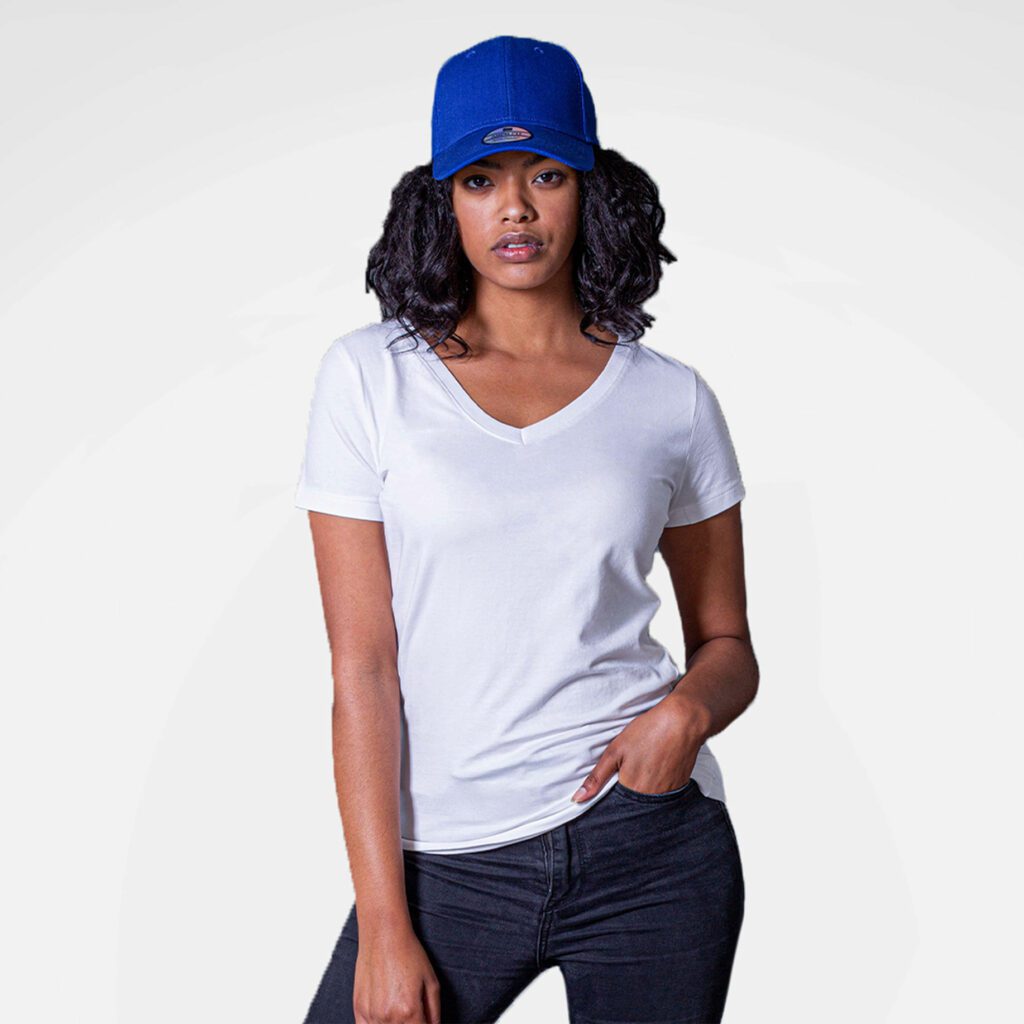 FWRD Ladies Fitted V-Neck T-Shirt