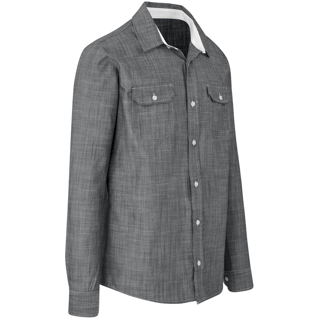 Mens Long Sleeve Windsor Shirt - Image 4