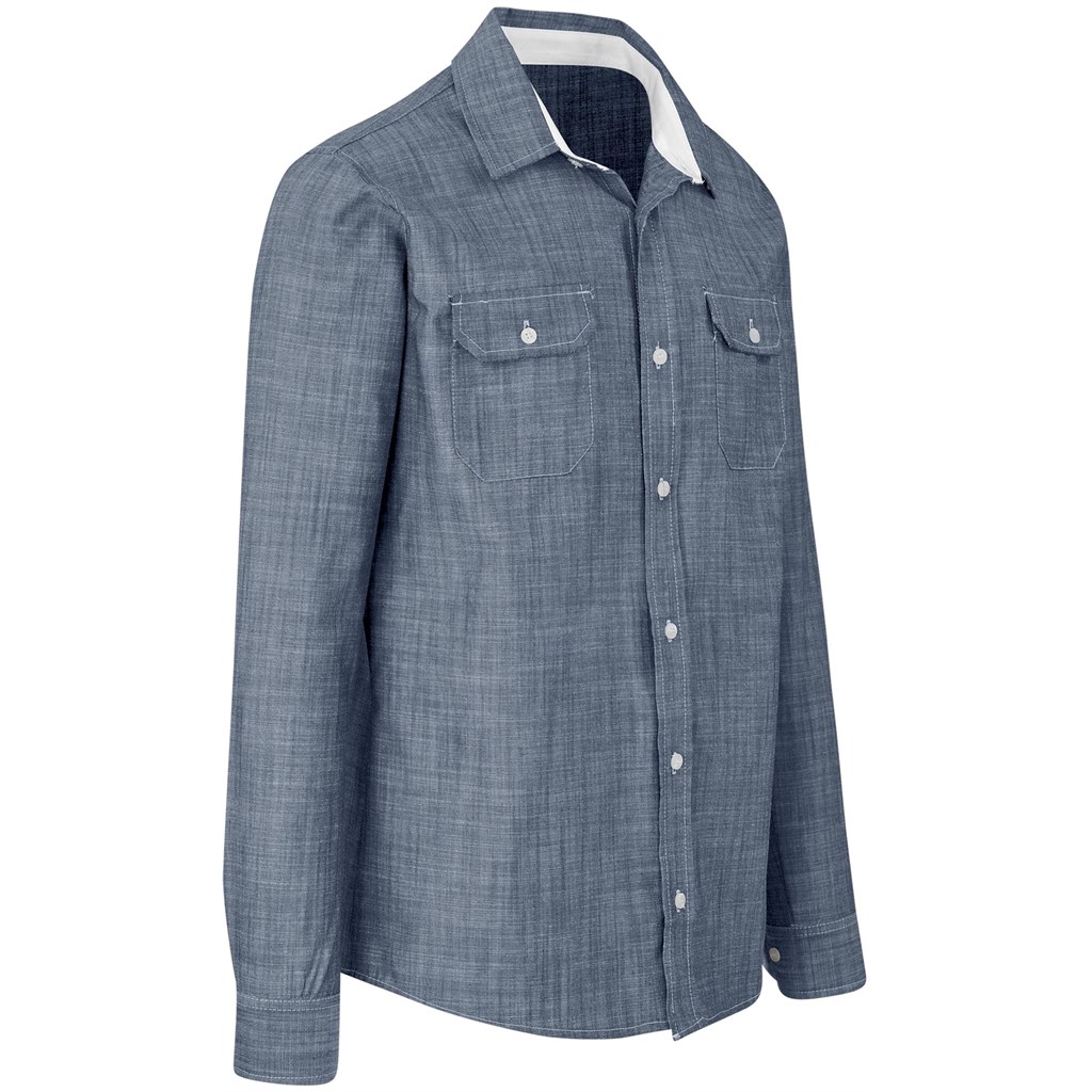 Mens Long Sleeve Windsor Shirt - Image 7
