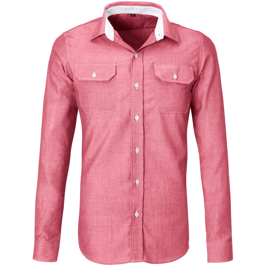Mens Long Sleeve Windsor Shirt - Image 11