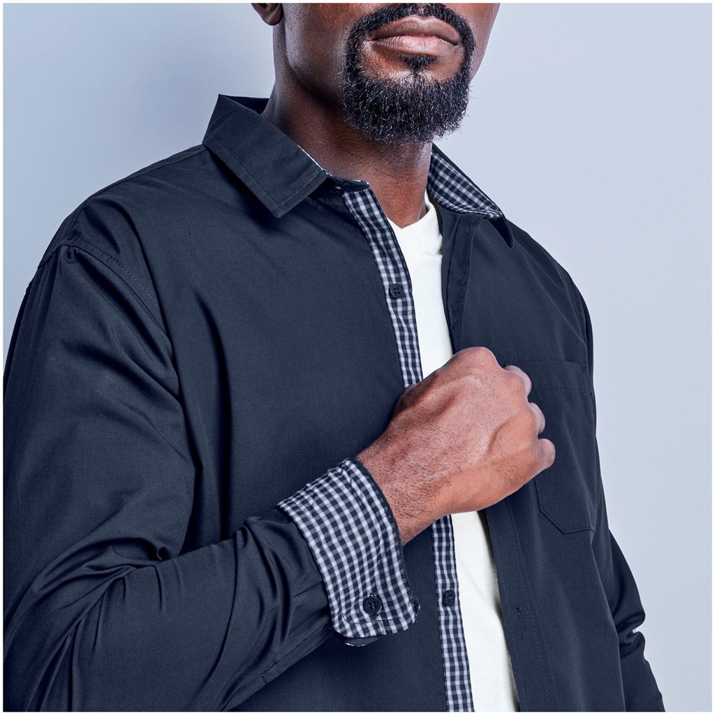 Mens Long Sleeve Warrington Shirt - Image 8