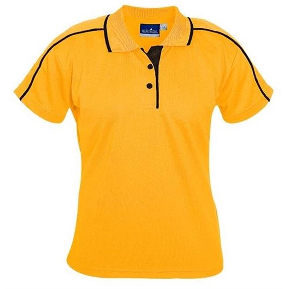 Ladies Vegas Golf Shirt - Yellow