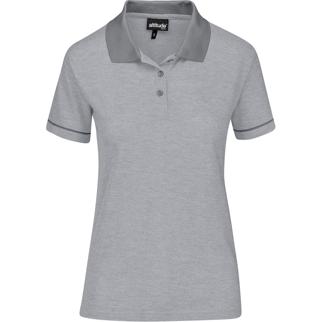Ladies Verge Golf Shirt - Light Blue - Image 4