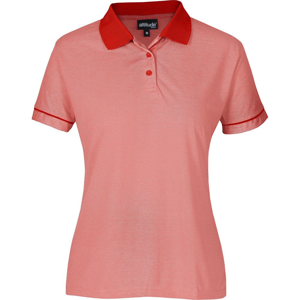 Ladies Verge Golf Shirt - Light Blue - Image 12