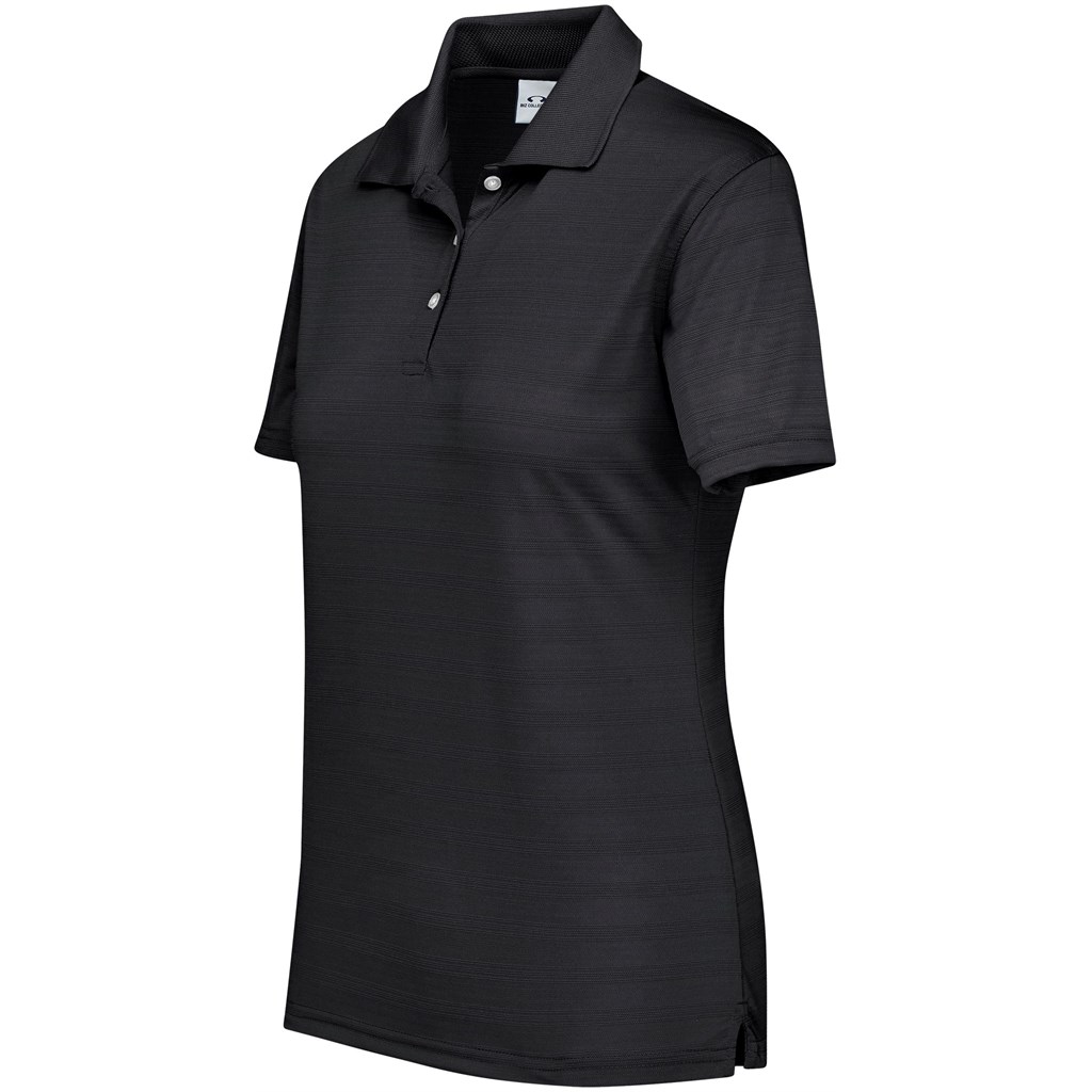 Ladies Icon Golf Shirt - Black - Image 3