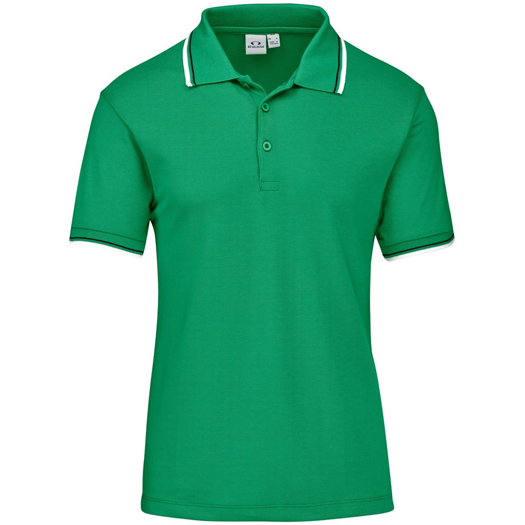 Mens Cambridge Golf Shirt - Green - Image 4