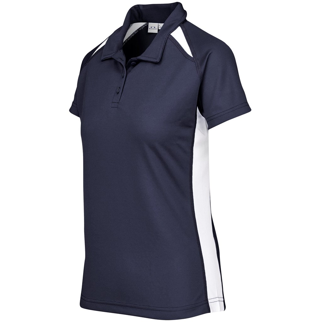 Ladies Splice Golf Shirt - Light Blue - Image 5