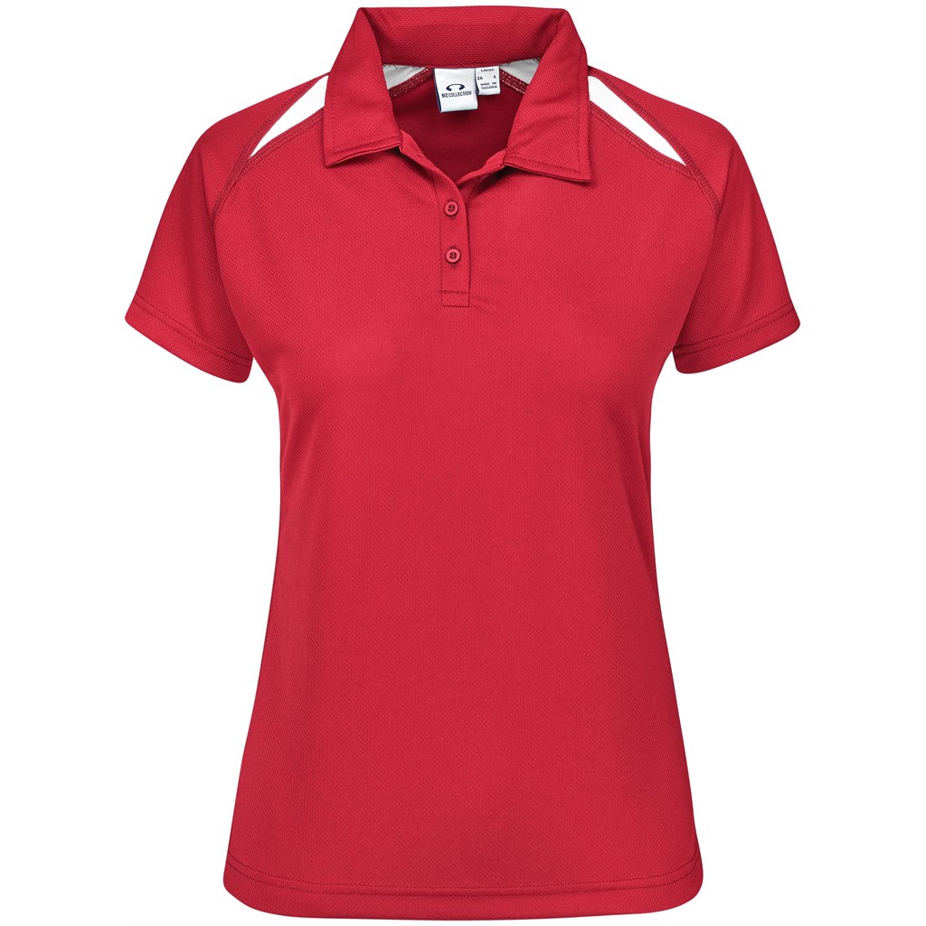 Ladies Splice Golf Shirt - Light Blue - Image 7