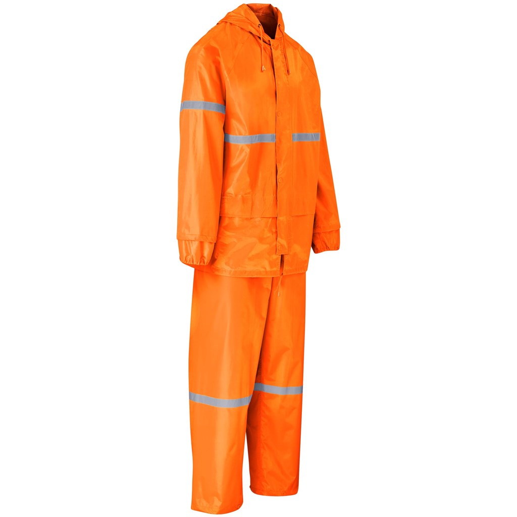 Outdoor Hi-Viz Reflective Polyester/PVC Rainsuit - Image 10