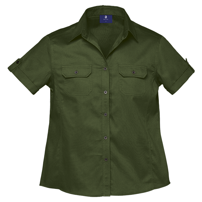 Plain Bush Shirt Ladies - Image 7
