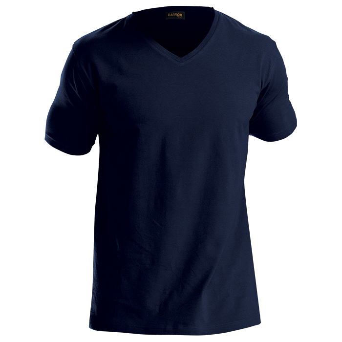 170g Slim Fit V-Neck T-Shirt Mens - Image 2