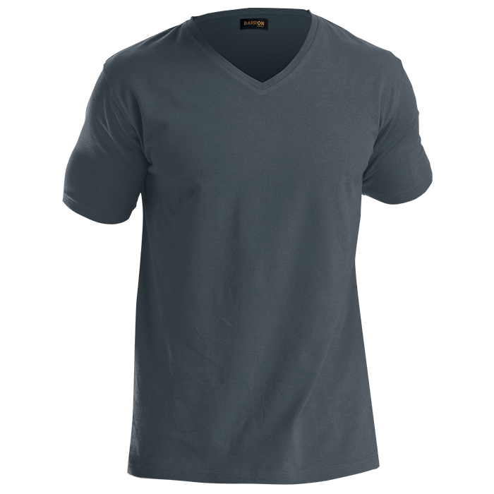 170g Slim Fit V-Neck T-Shirt Mens - Image 5