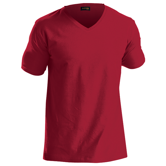 170g Slim Fit V-Neck T-Shirt Mens - Image 4