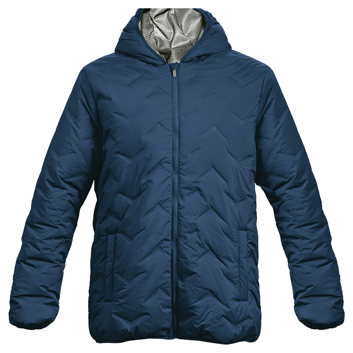 Mock-Quilt Hooded Puffer Mens - Image 2