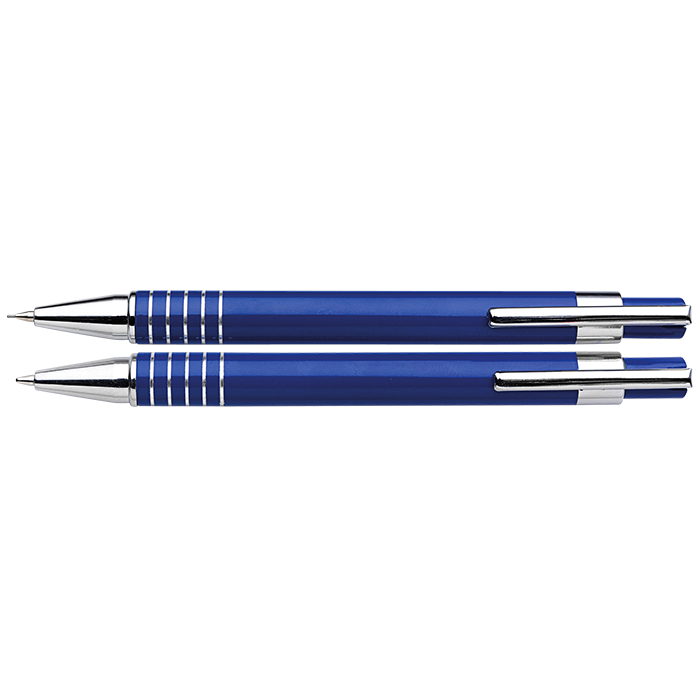 Lacquered Barrel Matching Ballpoint Pen and Clutch Pencil Se - Image 3