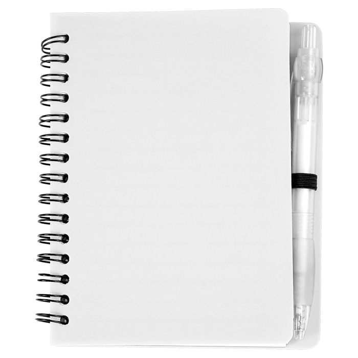 Mini Spiral Notebook with Pen - Image 2