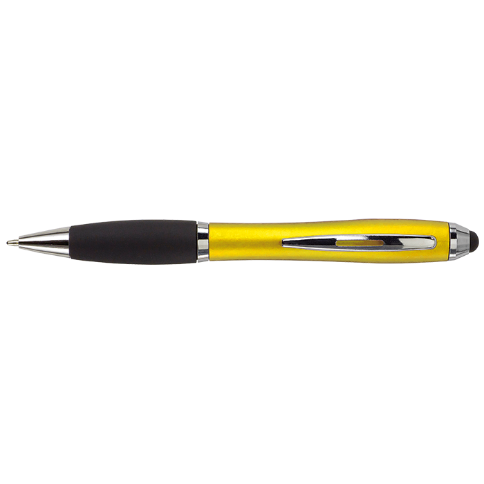 Ballpoint with Rubber Grip and Stylus - Image 7