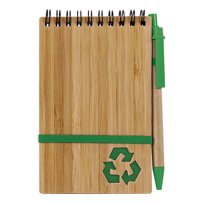 Bamboo Notebook With Pen - Image 2