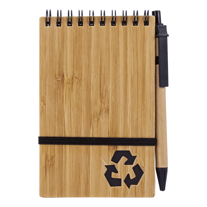 Bamboo Notebook With Pen - Image 5
