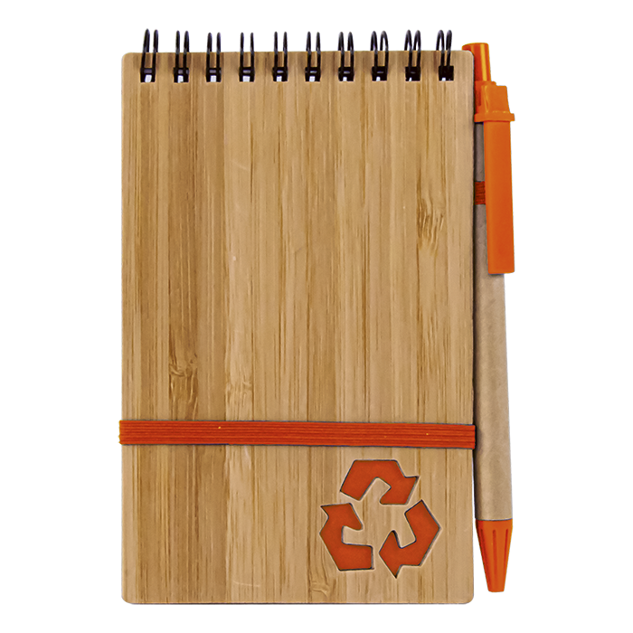 Bamboo Notebook With Pen - Image 4