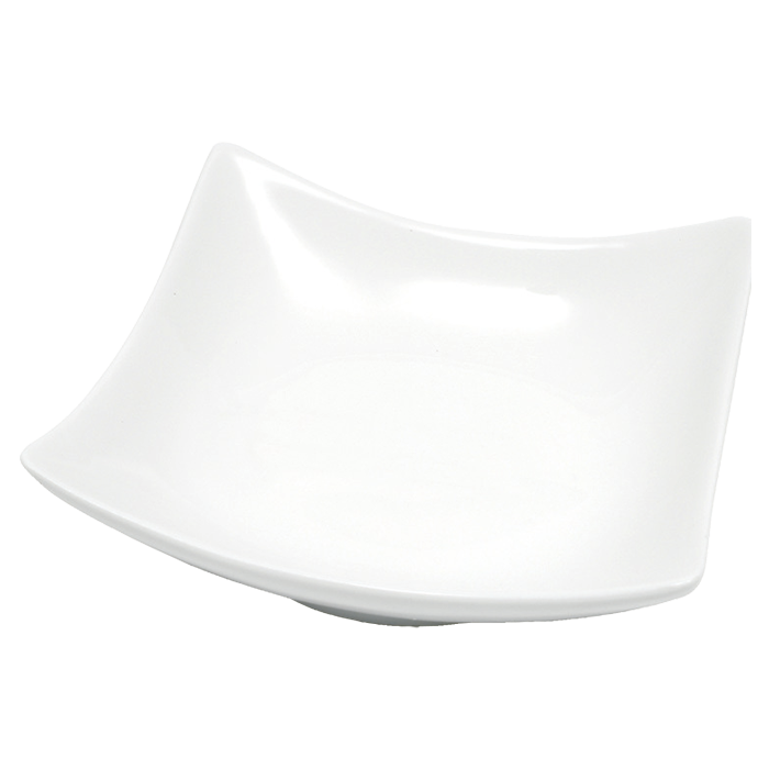 White Basics Wave Sauce Dish