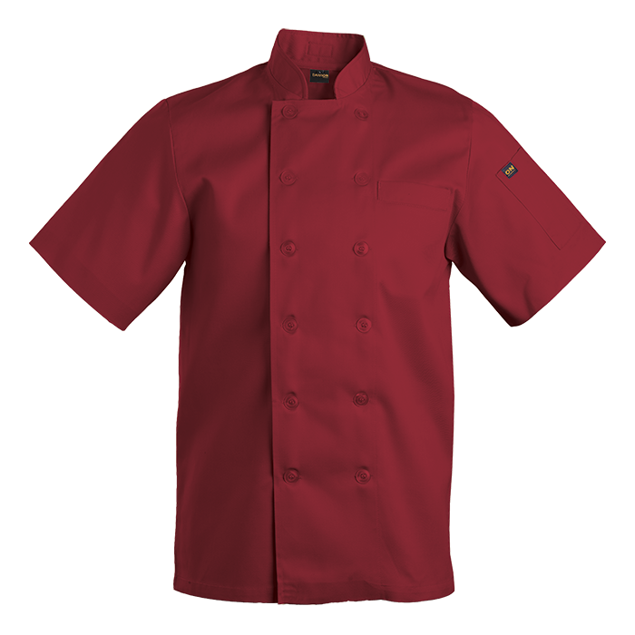 Savona Short Sleeve Chef Jacket Mens - Image 2