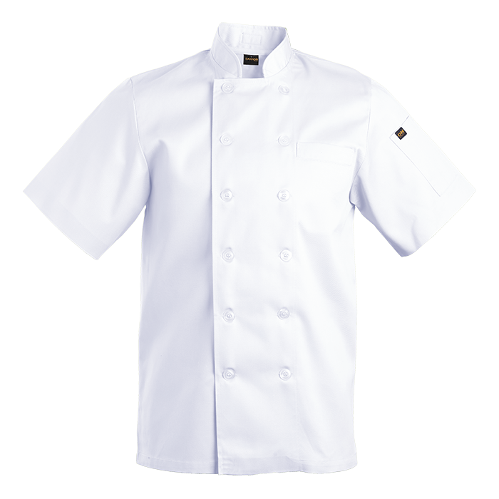 Savona Short Sleeve Chef Jacket Mens - Image 3