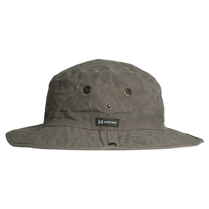 Heritage Washed Oil Skin Outdoor Hat