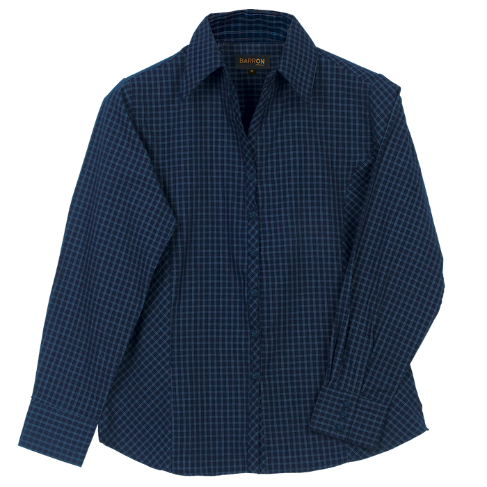 Pioneer Check Blouse Long Sleeve Ladies