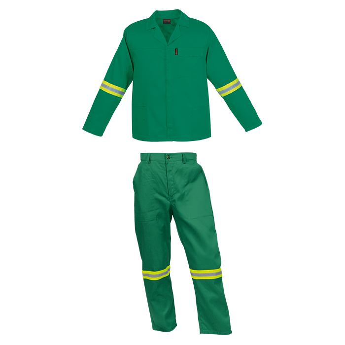 Barron Budget Poly Cotton Conti Suit with Reflective - Image 2