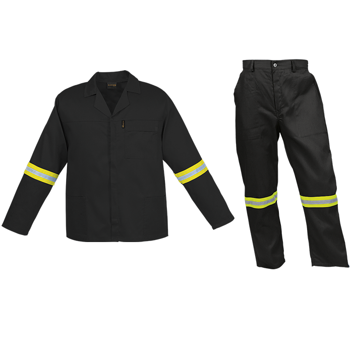 Barron Budget Poly Cotton Conti Suit with Reflective - Image 5