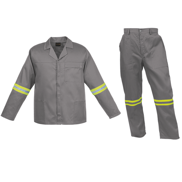 Barron Budget Poly Cotton Conti Suit with Reflective - Image 8