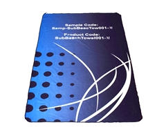 Fluffy Custom Single-Sided Sub Beach Towel - Mediu