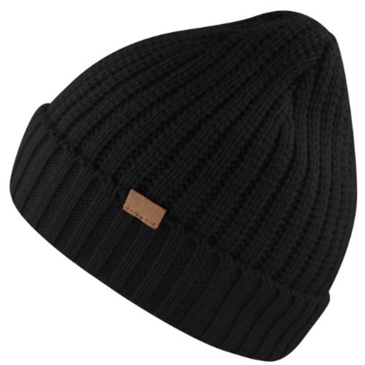 Rib Knit Cuffed Beanie - Image 2