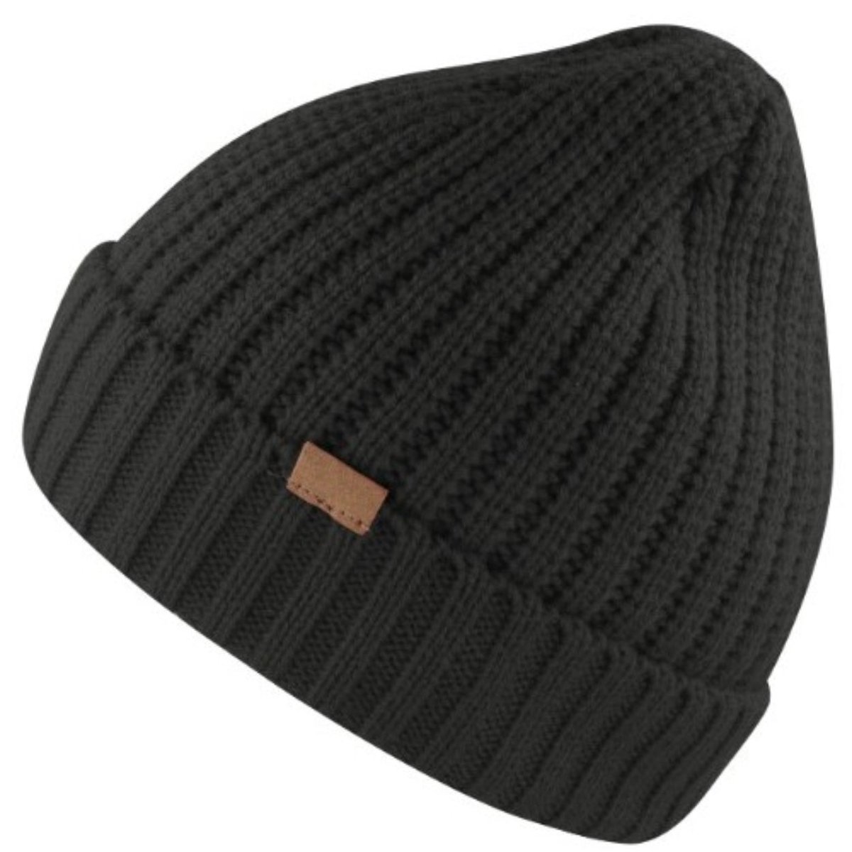 Rib Knit Cuffed Beanie - Image 6