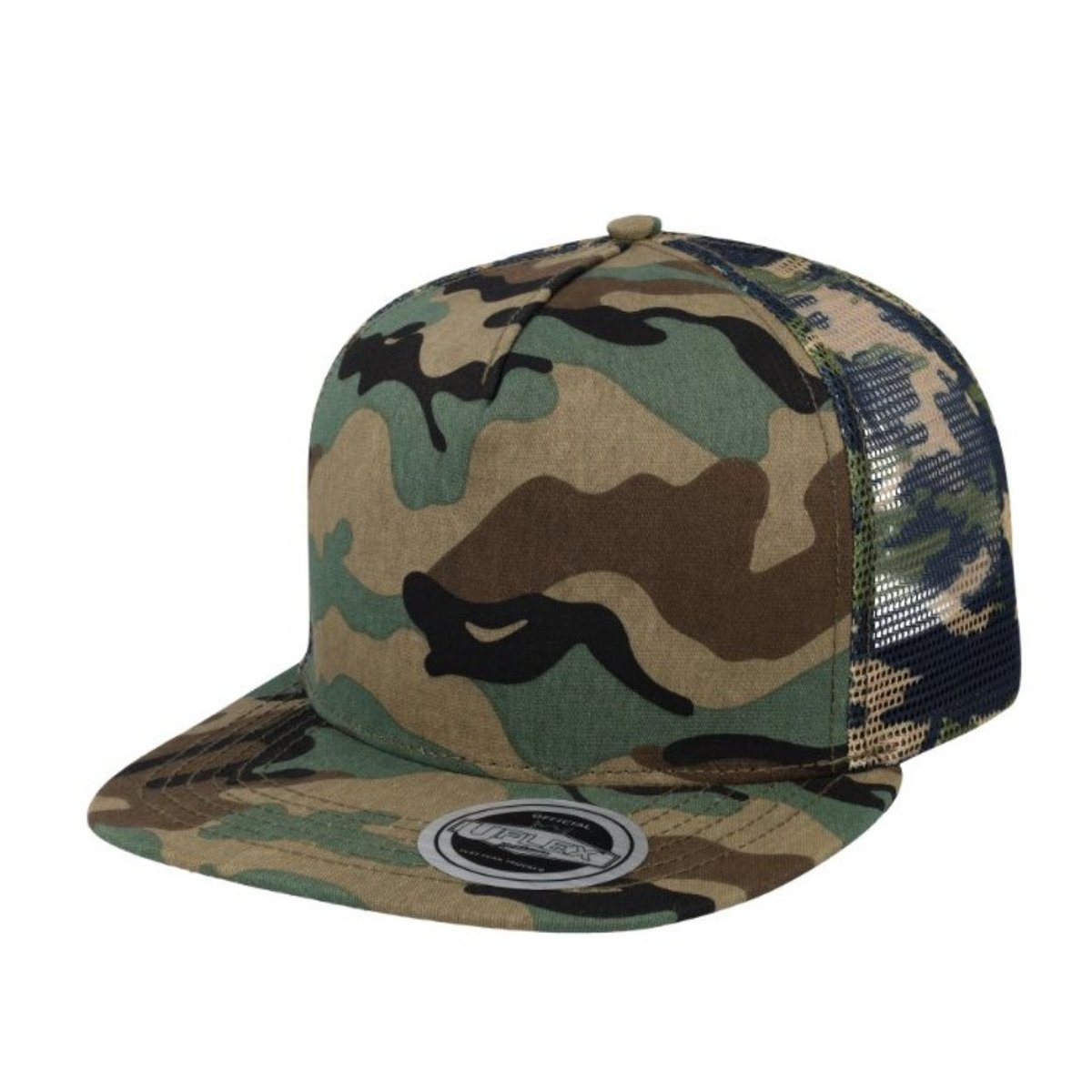 Uflex 5P Flat Peak Trucker Cap - Image 2