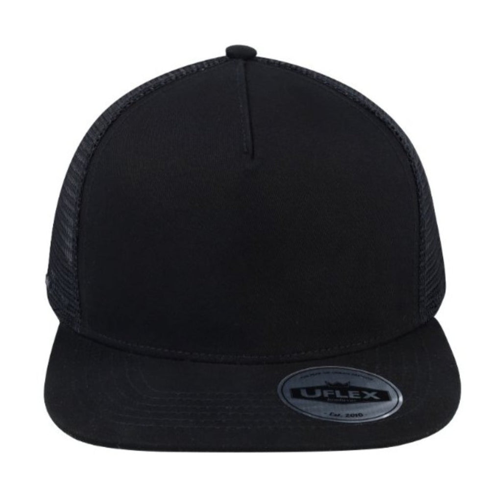 Uflex 5P Flat Peak Trucker Cap - Image 4