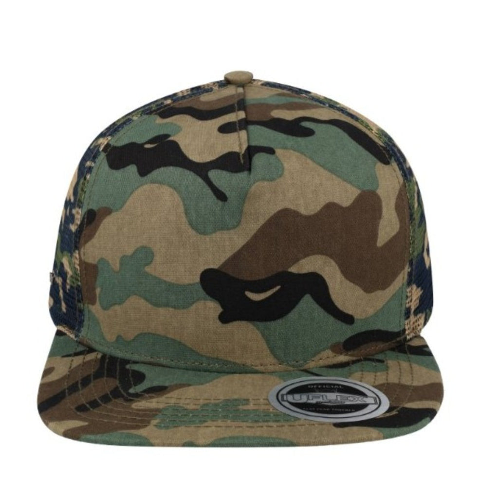 Uflex 5P Flat Peak Trucker Cap - Image 10