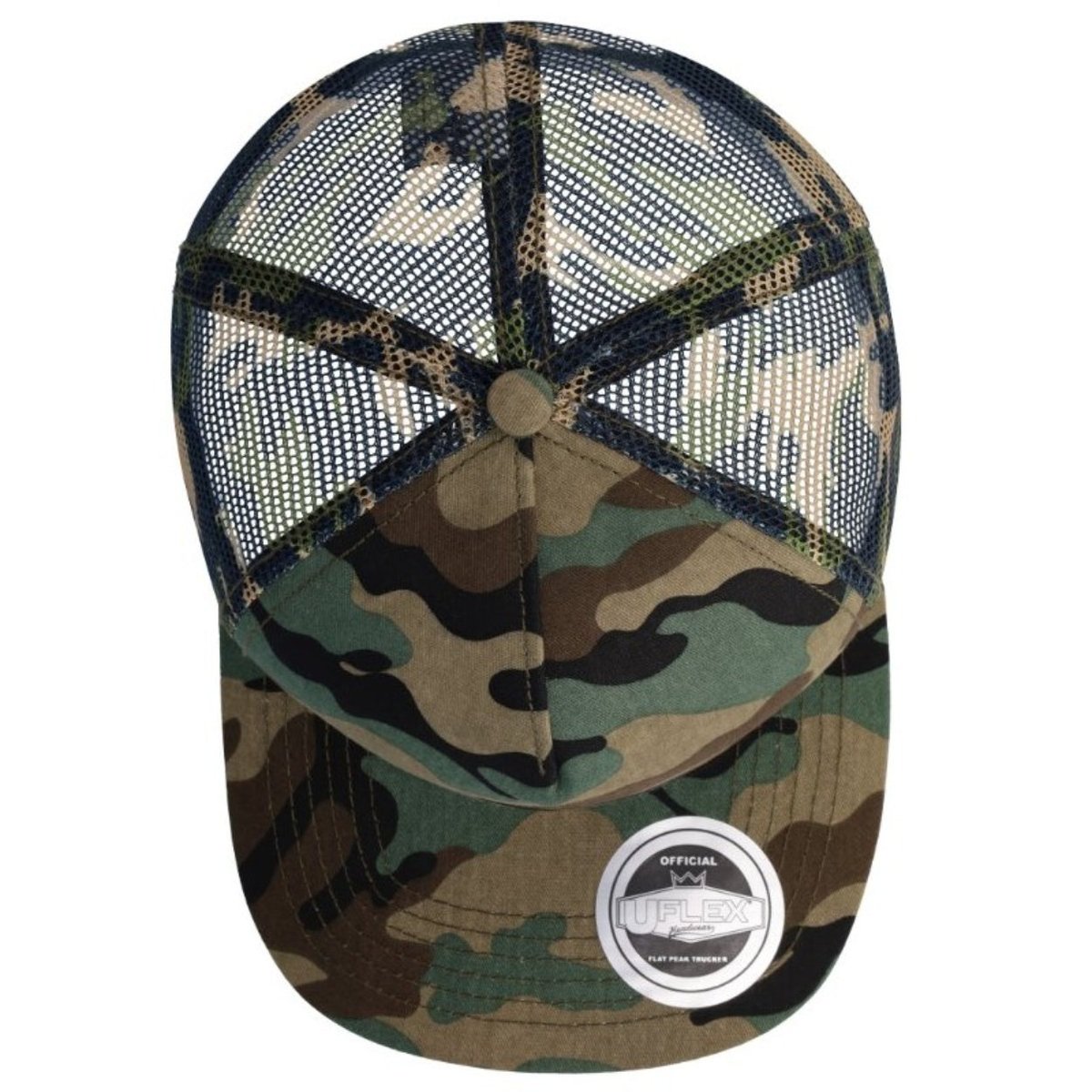 Uflex 5P Flat Peak Trucker Cap - Image 14