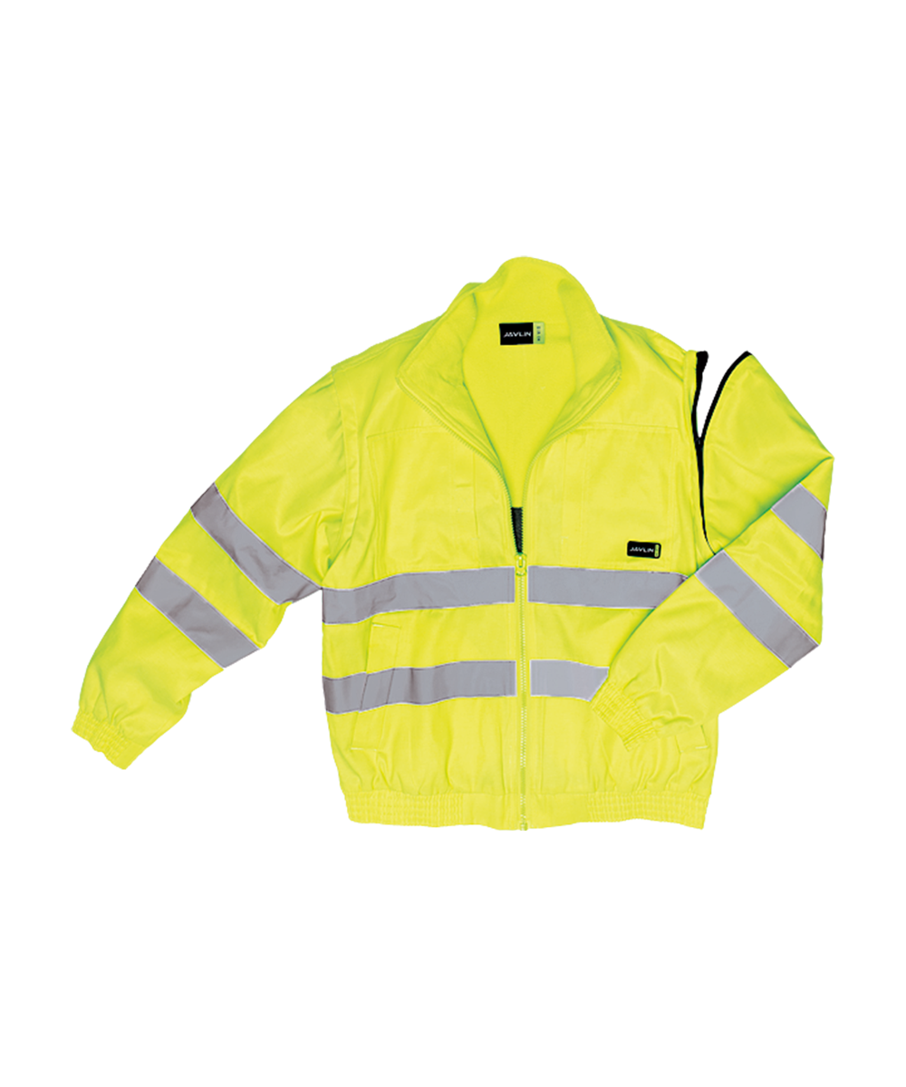 Hi-Vis Fleece Lined Bomber Jacket - Image 3