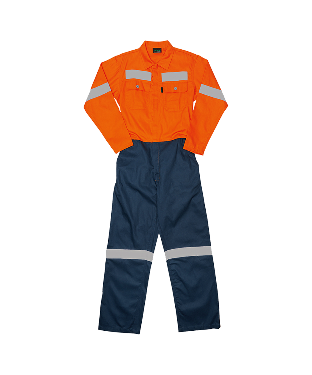 J54 Reflective Two Tone Boiler Suit
