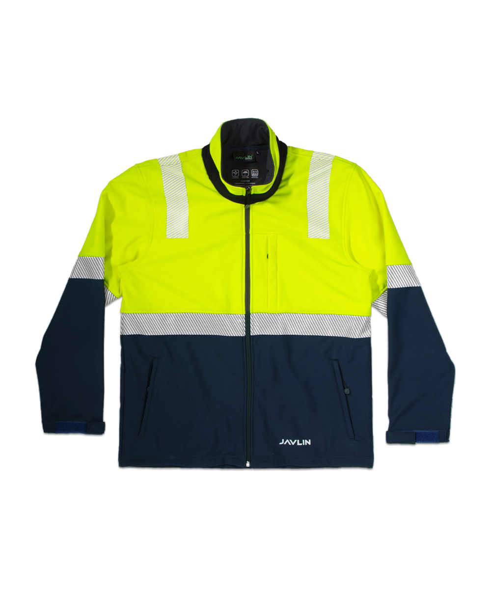 Hi Vis Two Tone Utility Softshell Jacket