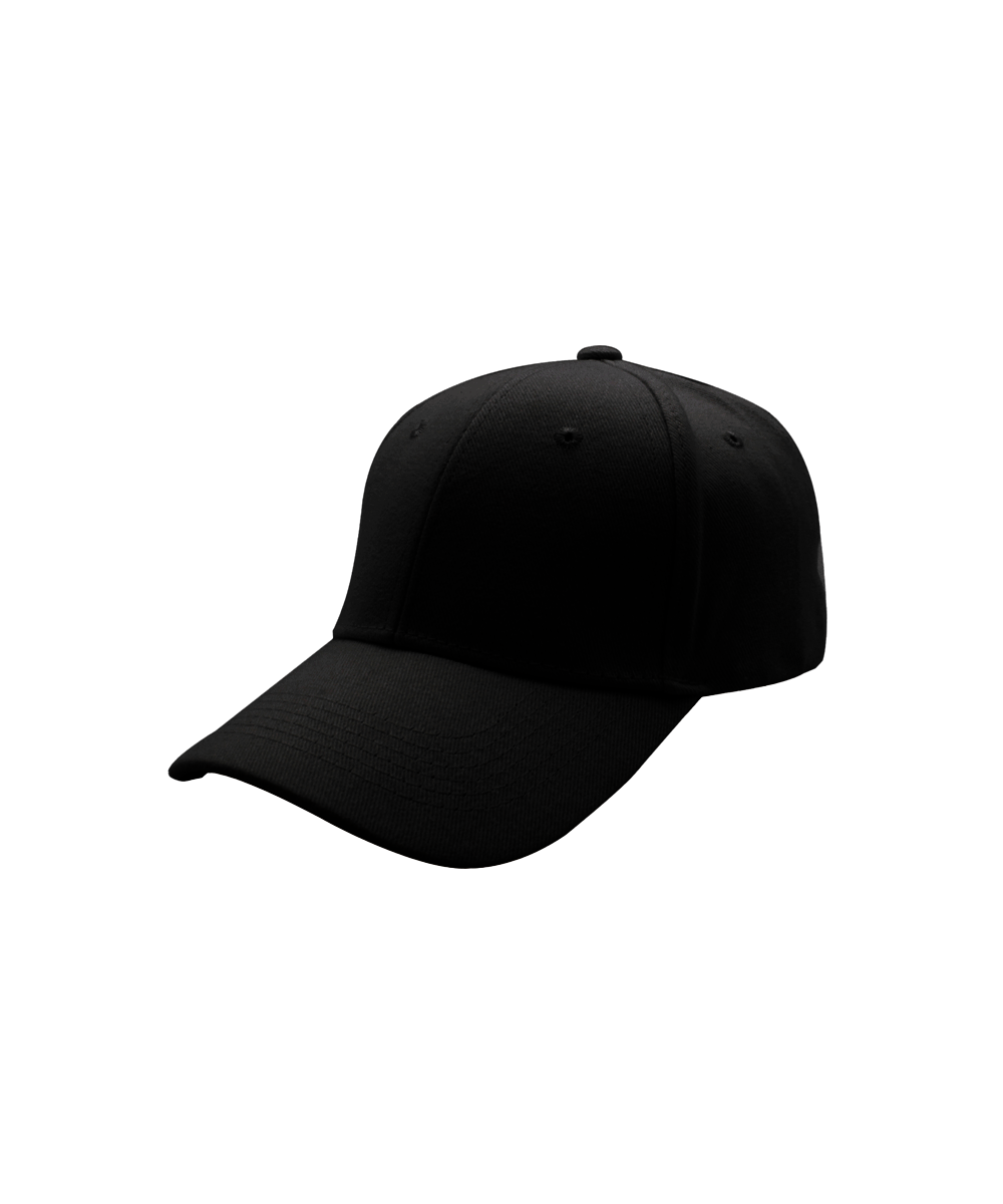 Six Panel Brushed Cotton Baseball Cap