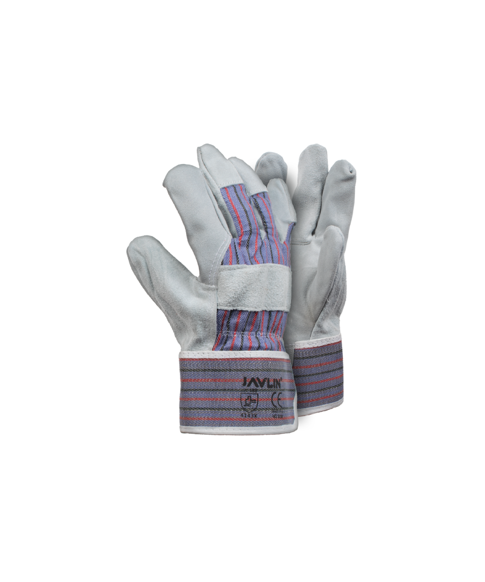 Standard Chrome Leather Candy Stripe Gloves
