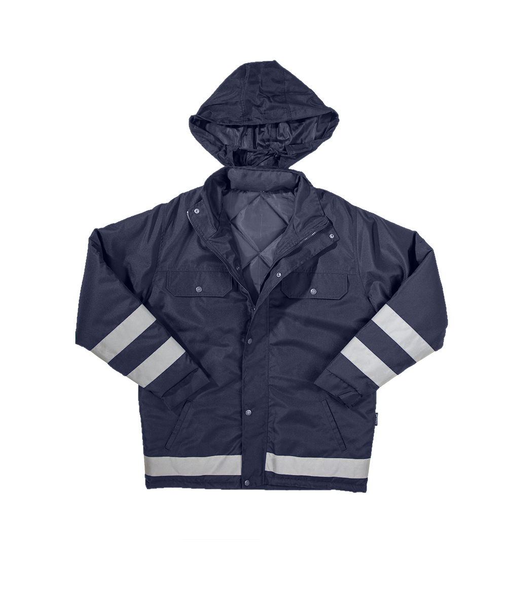 Reflective Utility Freezer Jacket